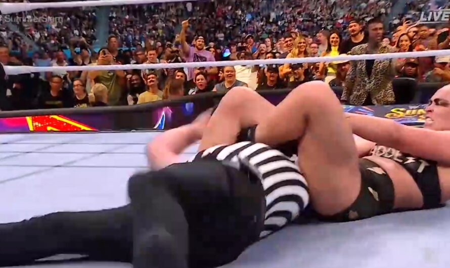 Ronda Rousey turns heel and attacks referee | WWE SummerSlam results