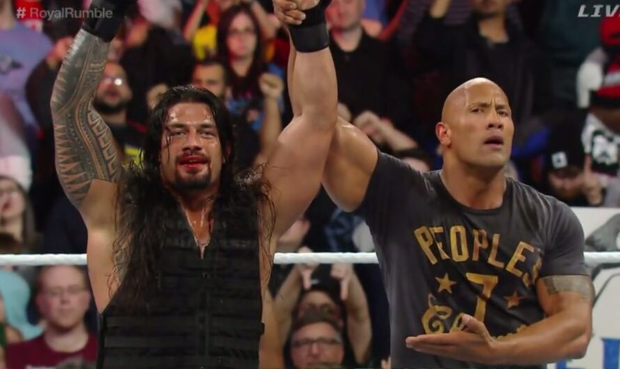 The Rock acknowledges Roman Reigns