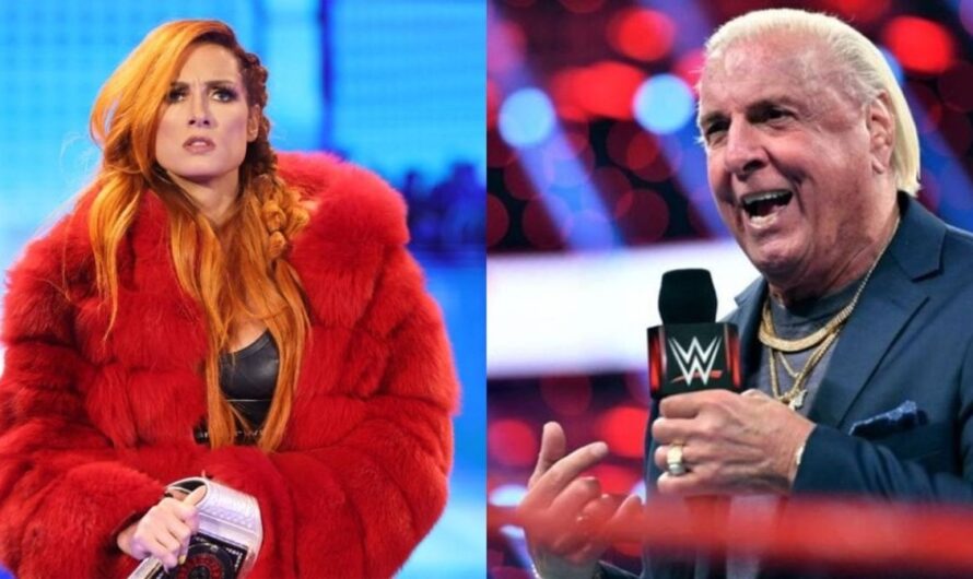 Ric Flair apologised to Becky Lynch at WWE RAW 30th anniversary