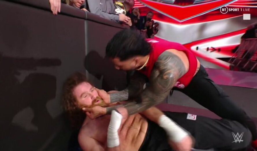 Jey Uso attacks Sami Zayn | WWE RAW 3/6