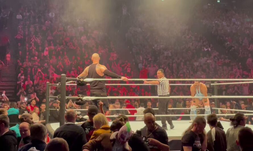 Crowd absolutely goes crazy after Baron Corbin registers his first victory of 2023