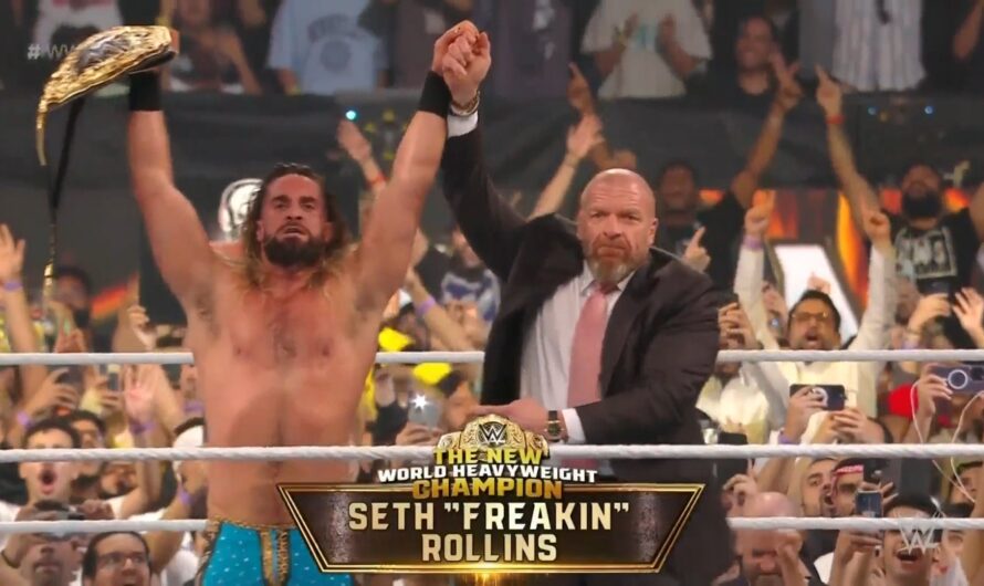 Seth Rollins wins WWE World Heavyweight Title | WWE Night Of Champions 2023