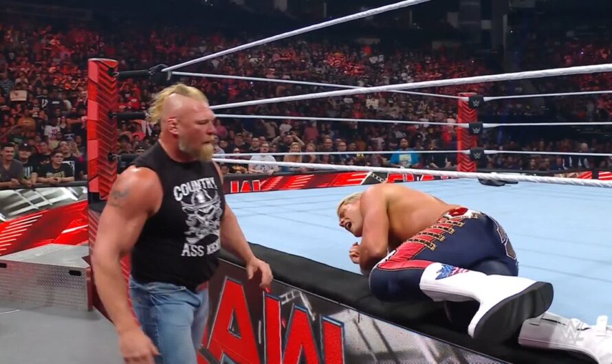 Brawl broke out between Cody Rhodes and Brock Lesnar | WWE RAW 7/31