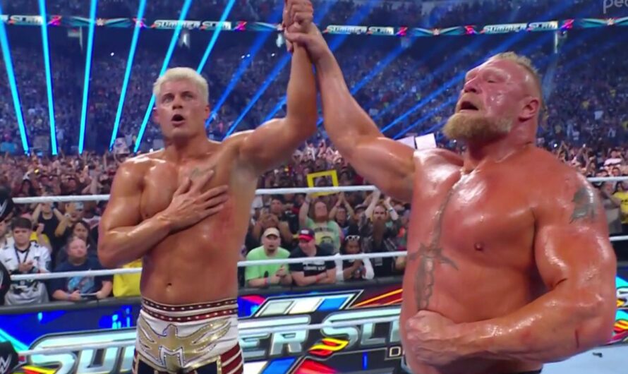 Ric Flair on Brock Lesnar: “He can do anything, and it looks real.”