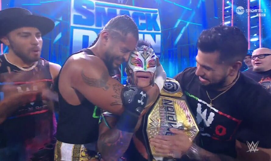 Rey Mysterio wins WWE United States Title | WWE SmackDown 8/11