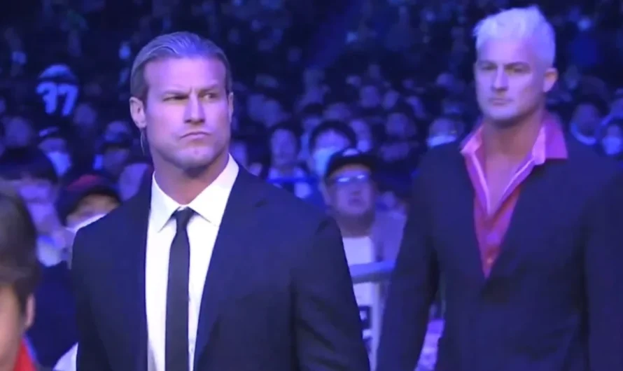 Former WWE Star Dolph Ziggler appears at NJPW Wrestle Kingdom 18